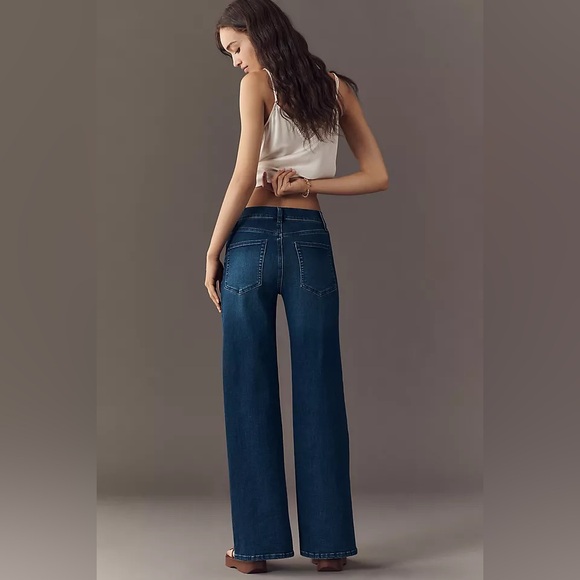 Frame Le Palazzo Wide Leg Jeans in Blue Size 29 - Picture 3 of 11